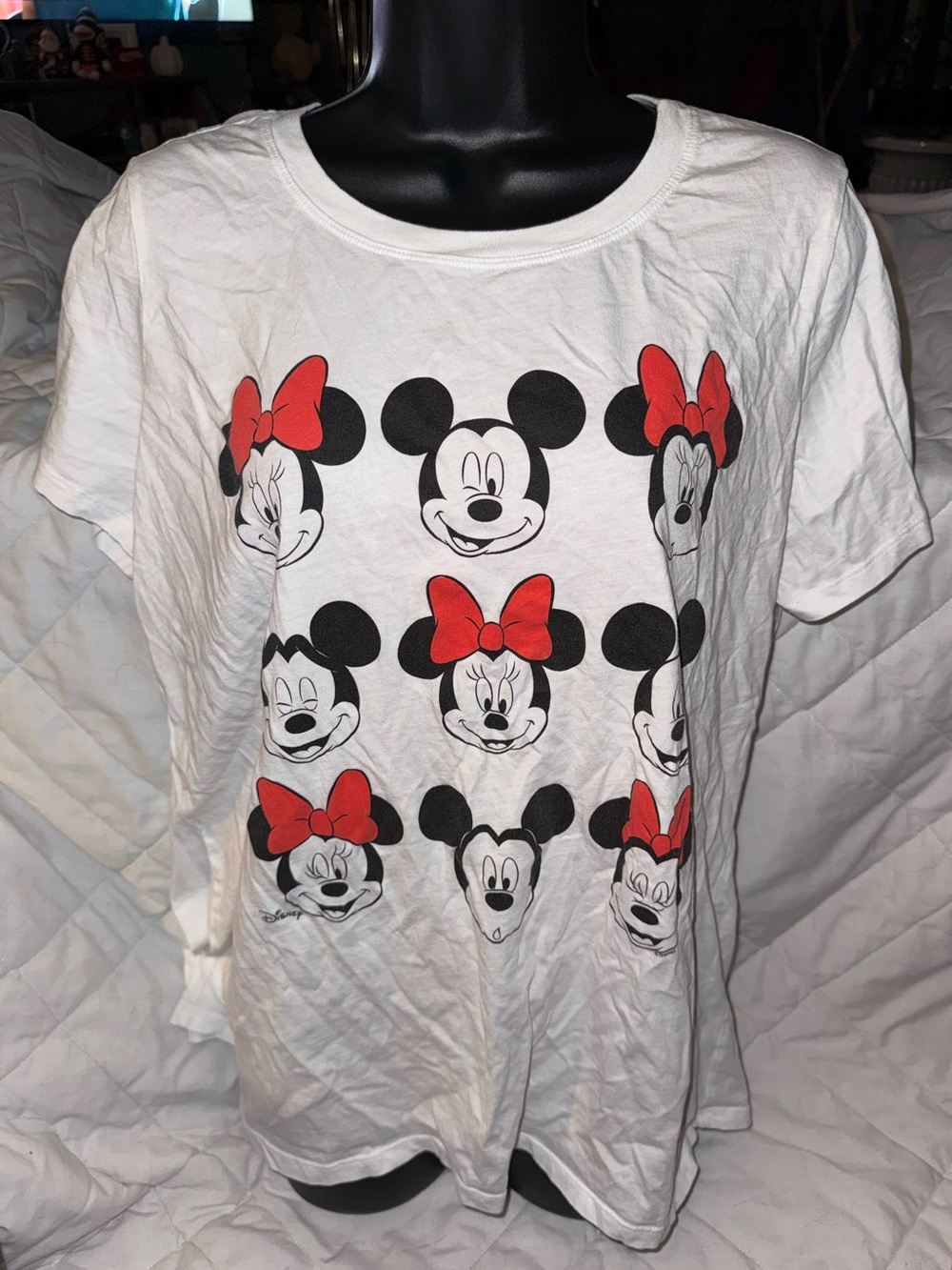 Torrid Disney Minnie & Mickey Mouse Classic Cotton Jersey Tee